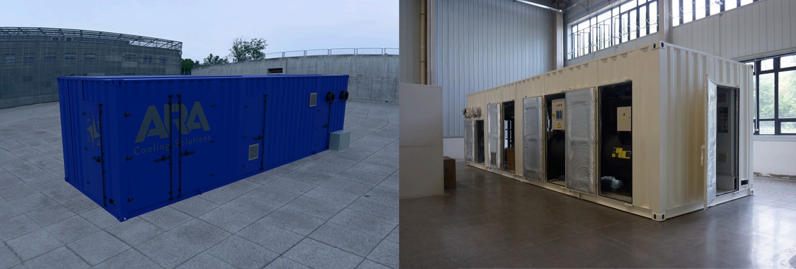 ARA prefabricated container on site